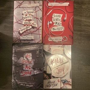 Holly Jackson “A good girls guide to murder” series AND “kill joy”